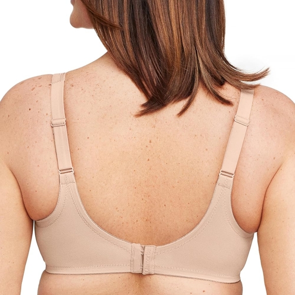 Glamorise Women's Plus Size Wonderwire Minimizer Bra Underwire #9003 - Picture 2 of 9